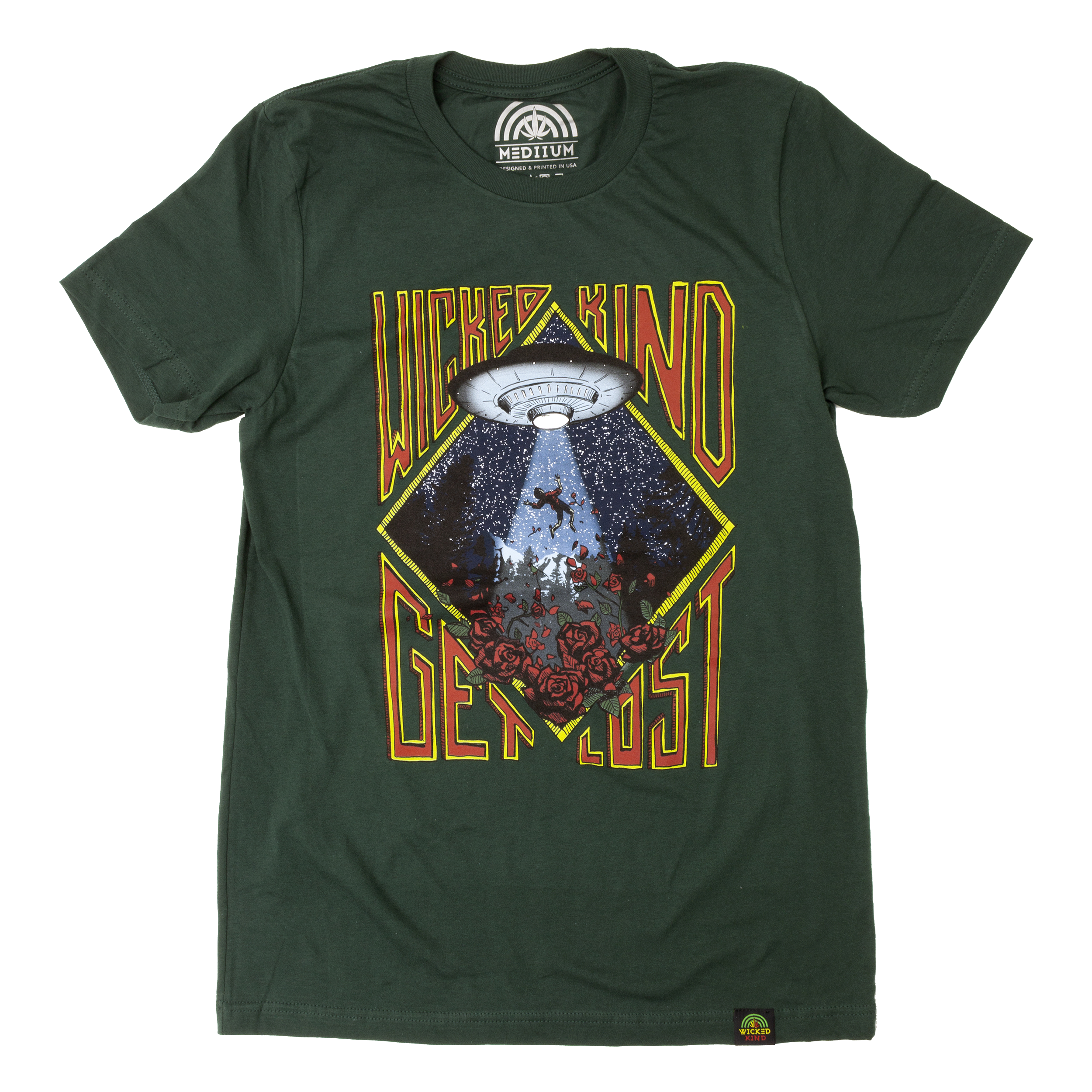 Get Lost Hand Drawn Forest T-shirt